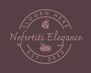 Elegant Handcraft Yarn logo design