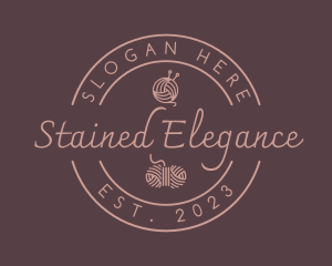 Elegant Handcraft Yarn logo design