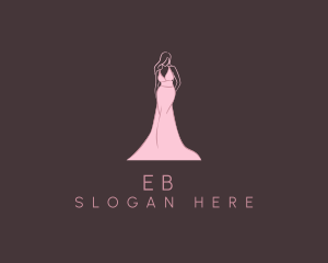 Pink Fashion Gown Logo