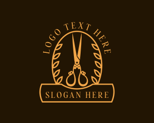 Shears - Stylist Scissors Salon logo design