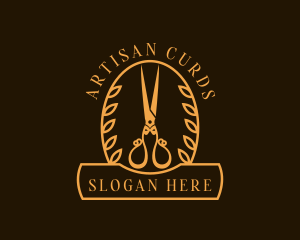 Stylist Scissors Salon logo design