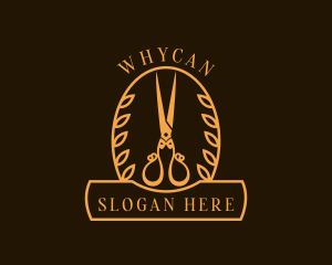 Elegant - Stylist Scissors Salon logo design