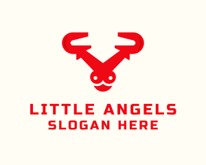 Meat Shop - Bull Magnet Horns logo design