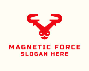 Bull Magnet Horns logo design