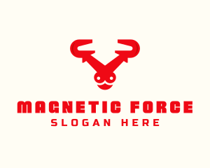 Bull Magnet Horns logo design