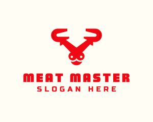 Bull Magnet Horns logo design