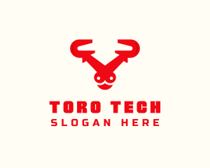 Bull Magnet Horns logo design