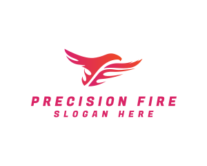 Fire Phoenix Creature logo design