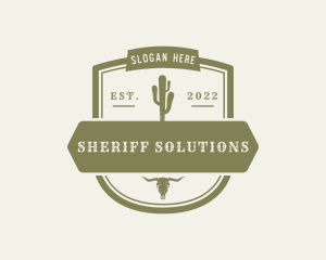 Western Cactus Badge logo design