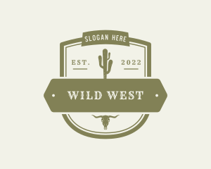 Western Cactus Badge logo design