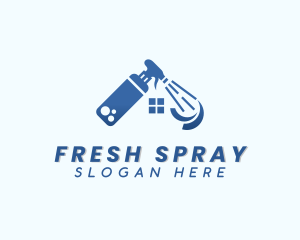 Spray - Cleaning Spray Bottle logo design