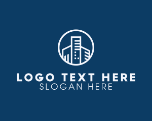 Office Space - Corporate Tower Building logo design