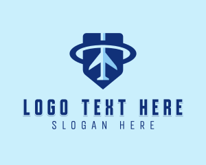 Freight - Forwarding Plane Delivery logo design