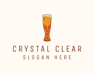 Glass - Corset Beer Glass logo design