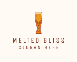 Corset Beer Glass  logo design