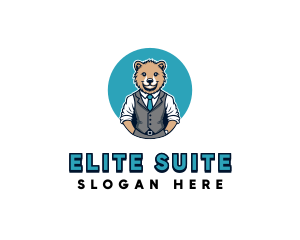 Employee Bear Suit logo design