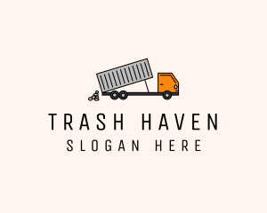 Dump Truck Transport logo design