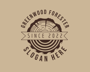 Forester - Wood Circular Saw Carpentry logo design