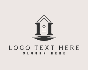 Door - Elegant Real Estate Property logo design