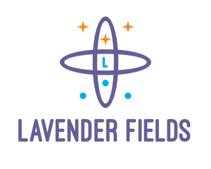 Lavender - Lavender Galaxy Orbit logo design