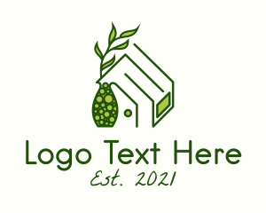 Rental - Home Plant Vase logo design