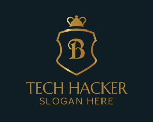 Hacking - Shield Protection Service Letter B logo design