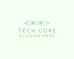 Modern Tech Line Business logo design