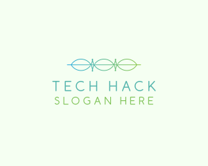 Modern Tech Line Business logo design