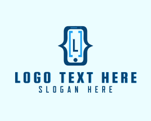 Coding - Mobile Phone Coding logo design