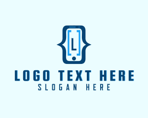 Coder - Mobile Phone Coding logo design