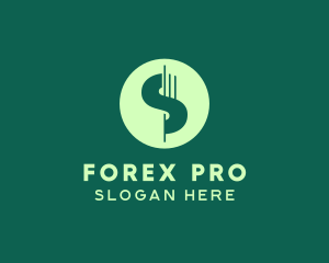 Forex - Dollar Currency Letter S logo design