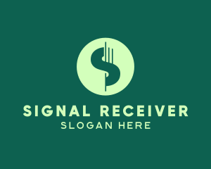 Dollar Currency Letter S logo design