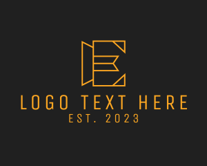 Letter BL - Legal Consultant Letter E Firm logo design