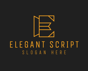 Legal Firm Letter E  logo design