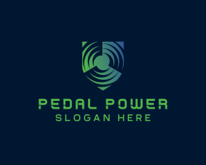 Spinning Shield Business logo design