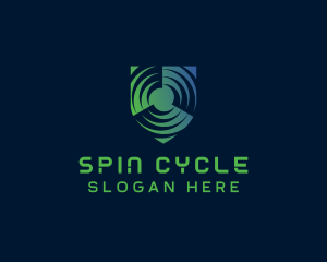 Spin - Spinning Shield Business logo design