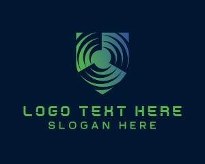 Firm - Spinning Shield Business logo design