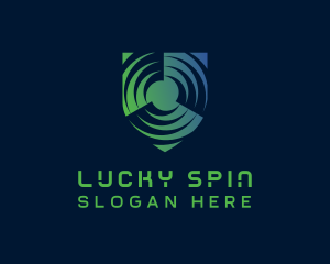 Spinning Shield Business logo design