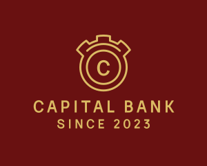 Bank - Stopwatch Vault Bank logo design
