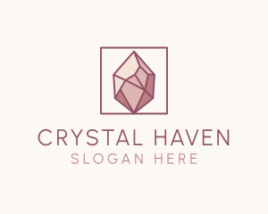 Crystal Gemstone Jewelry logo design