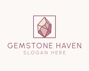 Crystal Gemstone Jewelry logo design