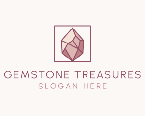 Crystal Gemstone Jewelry logo design