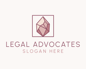 Handdrawn - Crystal Gemstone Jewelry logo design