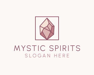 Crystal Gemstone Jewelry logo design