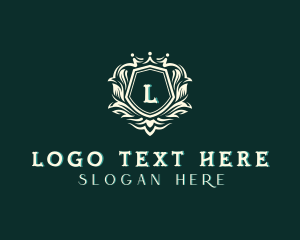 Law Firm - Elegant Royal Crown logo design