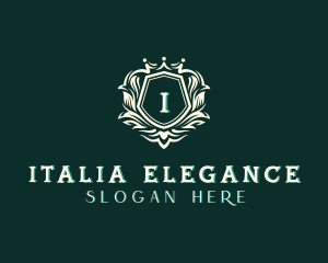 Elegant Royal Crown logo design