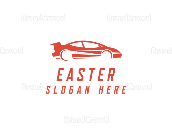 Speed Racing Car Logo