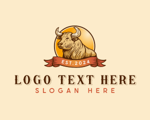 Animal - Western Bull Rodeo logo design