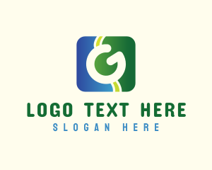 Application - Mobile Software App Letter G logo design