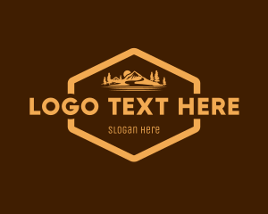 Mountain Outdoor Hiking Logo